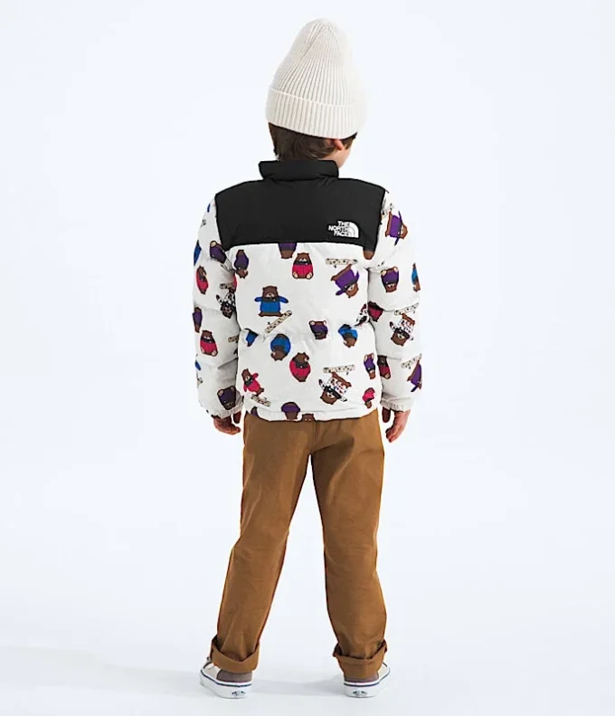 1996 Retro Nuptse-jakke til børn – Print 1996 Retro Nuptse-jakke til børn – Print