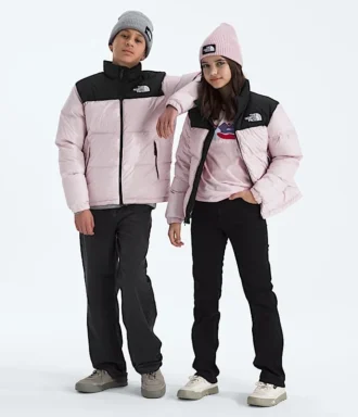 1996 Retro Nuptse-jakke til drenge og piger