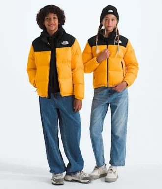 1996 Retro Nuptse-jakke til drenge og piger