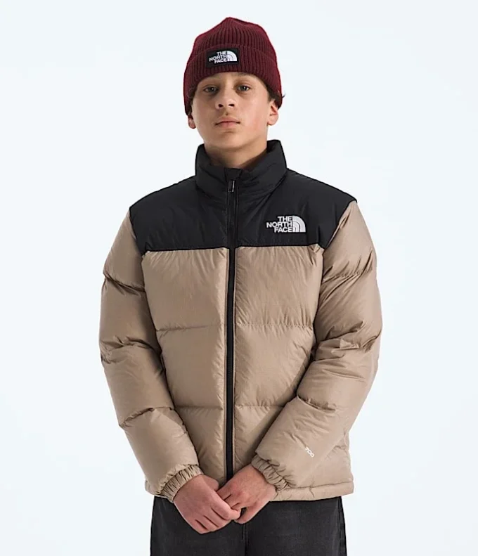 1996 Retro Nuptse-jakke til drenge og piger 1996 Retro Nuptse-jakke til drenge og piger