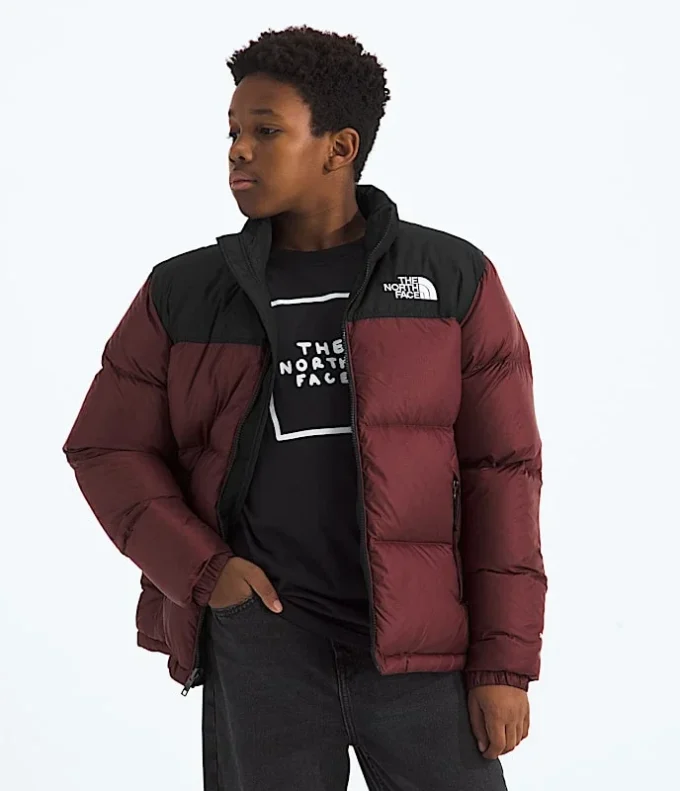 1996 Retro Nuptse-jakke til drenge og piger 1996 Retro Nuptse-jakke til drenge og piger