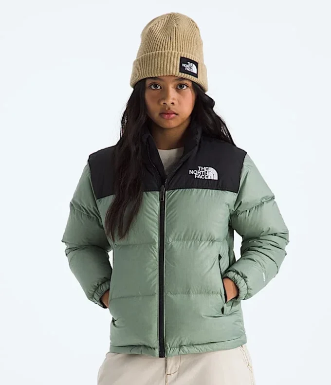 1996 Retro Nuptse-jakke til drenge og piger 1996 Retro Nuptse-jakke til drenge og piger