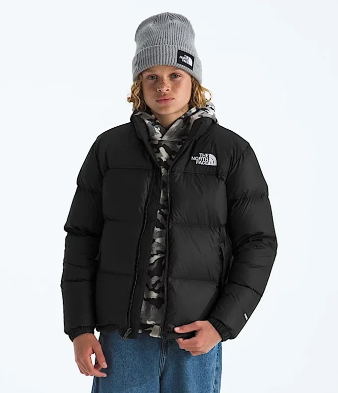 1996 Retro Nuptse-jakke til drenge og piger 1996 Retro Nuptse-jakke til drenge og piger
