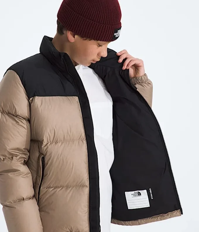 1996 Retro Nuptse-jakke til drenge og piger 1996 Retro Nuptse-jakke til drenge og piger