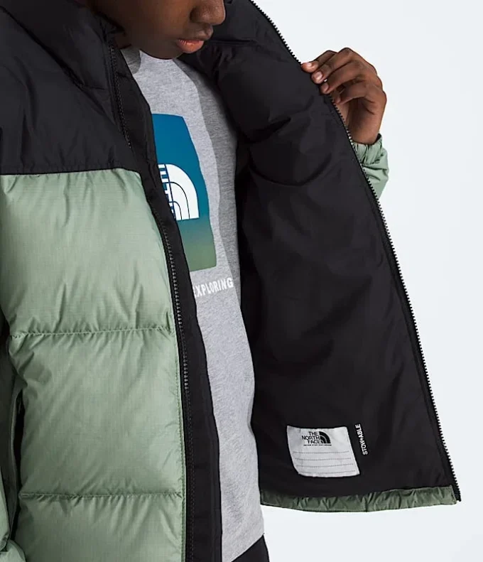1996 Retro Nuptse-jakke til drenge og piger 1996 Retro Nuptse-jakke til drenge og piger