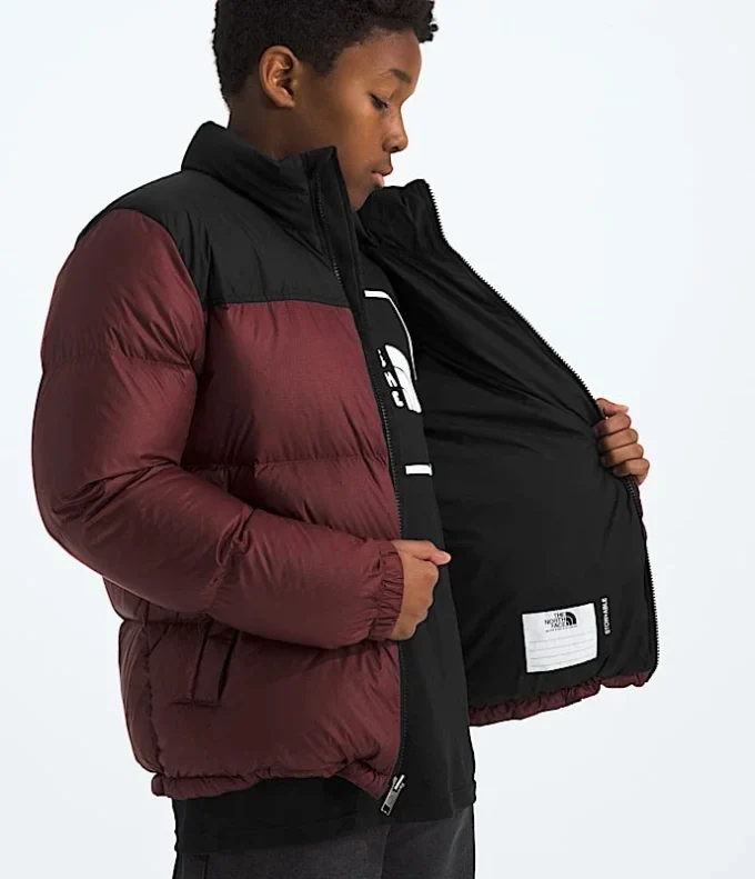 1996 Retro Nuptse-jakke til drenge og piger 1996 Retro Nuptse-jakke til drenge og piger
