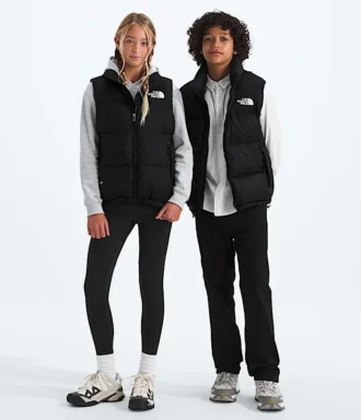 1996 Retro Nuptse Vest til drenge og piger