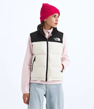 1996 Retro Nuptse Vest til drenge og piger