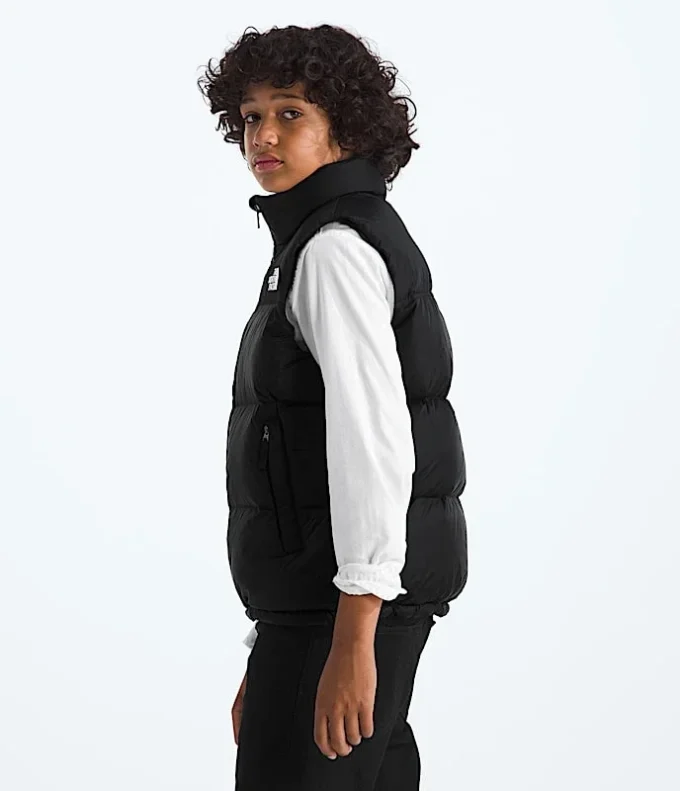 1996 Retro Nuptse Vest til drenge og piger 1996 Retro Nuptse Vest til drenge og piger