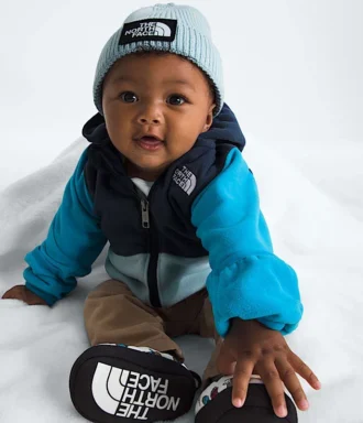 Baby Glacier hættetrøje med gennemgående lynlås