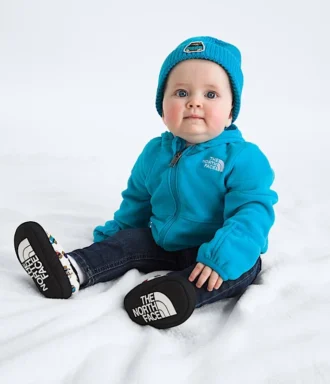 Baby Glacier hættetrøje med gennemgående lynlås