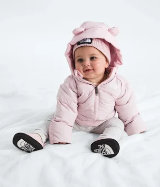 Baby North dunjakke med fleecefor Baby North dunjakke med fleecefor