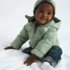 Baby North dunjakke med fleecefor