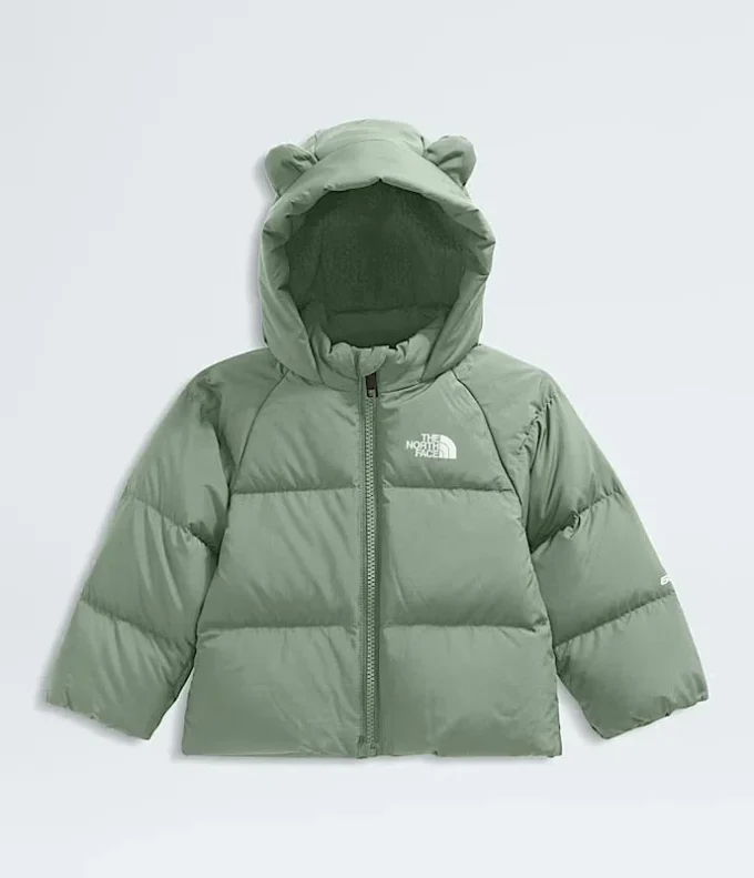 Baby North dunjakke med fleecefor