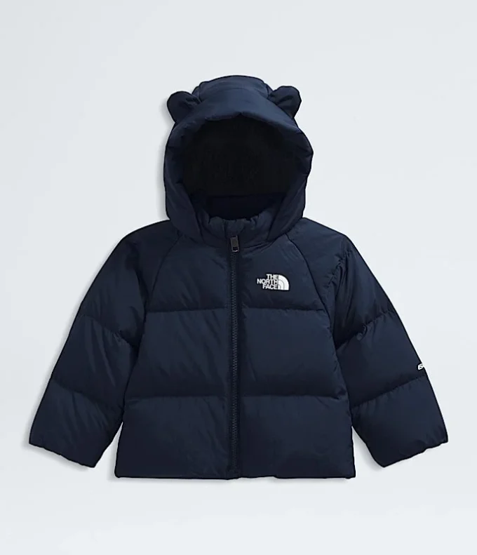 Baby North dunjakke med fleecefor