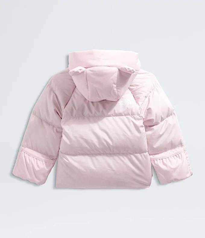 Baby North dunjakke med fleecefor