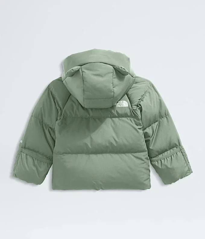 Baby North dunjakke med fleecefor