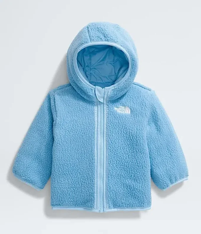 Baby vendbar Shasta-jakke med fuld lynlås og hætte