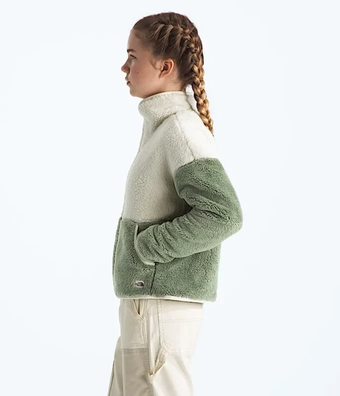 Cabin Fleece-jakke med fuld lynlås til piger Cabin Fleece-jakke med fuld lynlås til piger