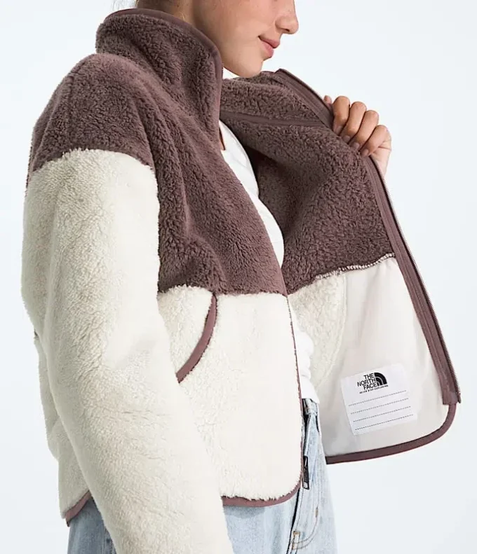 Cabin Fleece-jakke med fuld lynlås til piger Cabin Fleece-jakke med fuld lynlås til piger