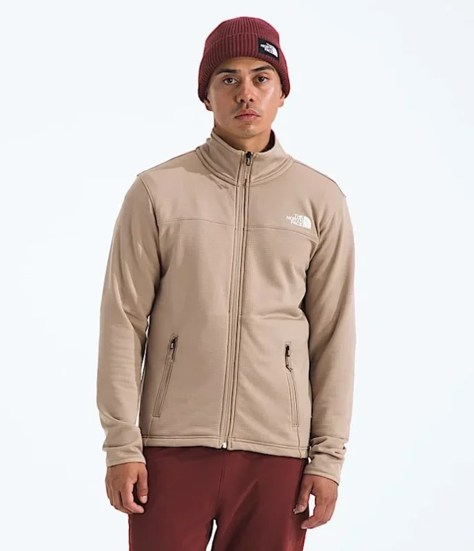 Cedar Trail Grid Fleece-jakke med fuld lynlås til mænd Cedar Trail Grid Fleece-jakke med fuld lynlås til mænd