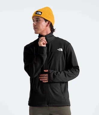 Cedar Trail Grid Fleece-jakke med fuld lynlås til mænd
