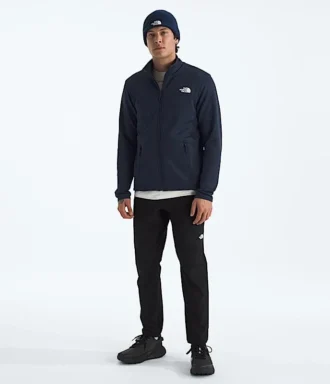 Cedar Trail Grid Fleece-jakke med fuld lynlås til mænd