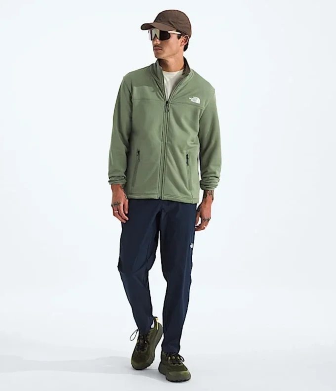 Cedar Trail Grid Fleece-jakke med fuld lynlås til mænd Cedar Trail Grid Fleece-jakke med fuld lynlås til mænd