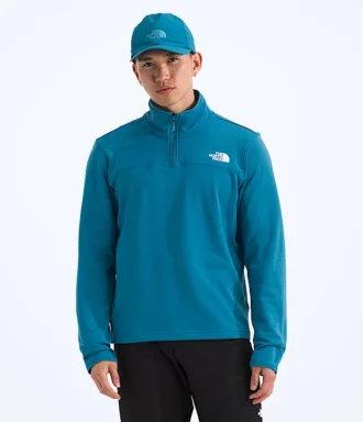 Cedar Trail Grid Fleece ½-Zip til mænd