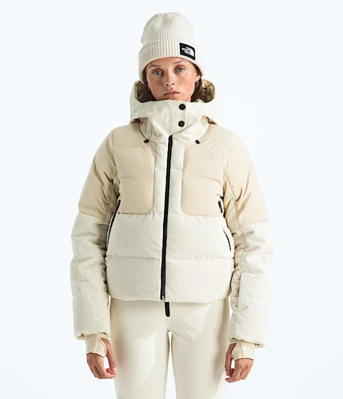 Cold Spell Corduroy Cropped Down Jacket til kvinder Cold Spell Corduroy Cropped Down Jacket til kvinder