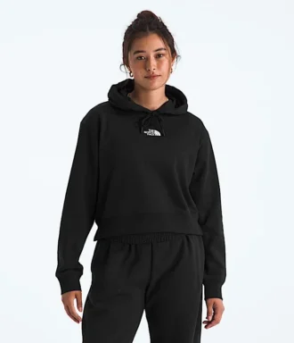 Essential Cropped Hoodie til kvinder