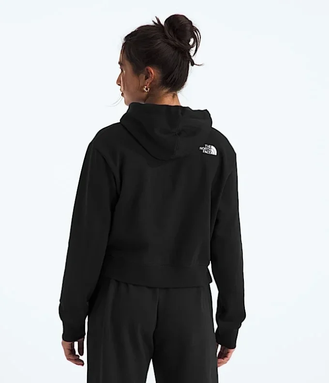 Essential Cropped Hoodie til kvinder