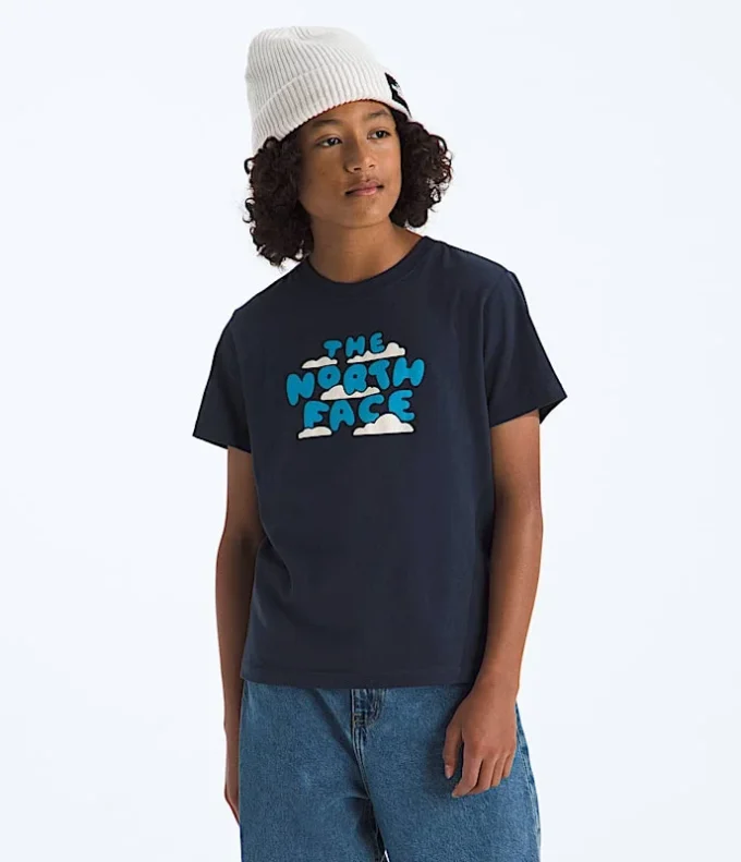 Evolution Bubble Cloud kortærmet T-shirt til drenge og piger – Grafik Evolution Bubble Cloud kortærmet T-shirt til drenge og piger – Grafik