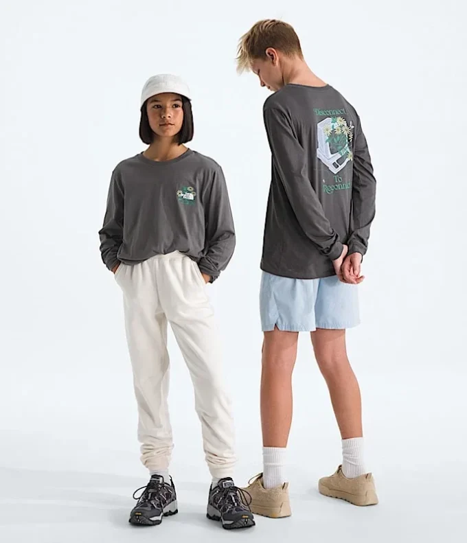 Evolution Disconnect langærmet T-shirt til drenge og piger – Grafik Evolution Disconnect langærmet T-shirt til drenge og piger – Grafik