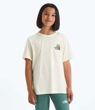 Evolution Flora kortærmet T-shirt til drenge og piger – Grafik