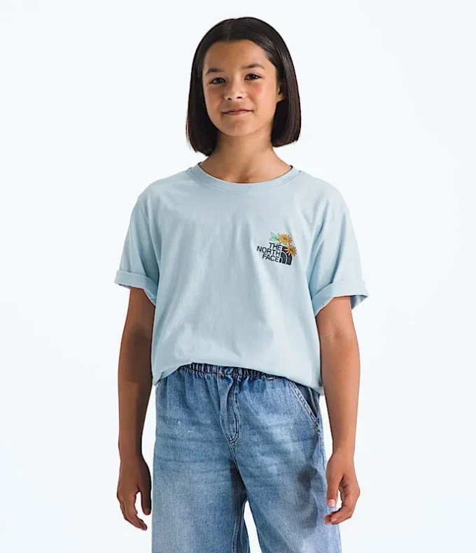 Evolution Flora kortærmet T-shirt til drenge og piger – Grafik Evolution Flora kortærmet T-shirt til drenge og piger – Grafik