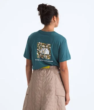 Evolution Floral Box NSE kortærmet T-shirt til kvinder – Grafik