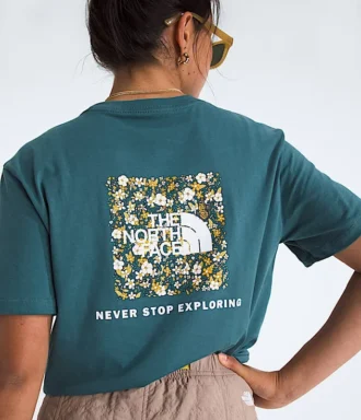 Evolution Floral Box NSE kortærmet T-shirt til kvinder – Grafik