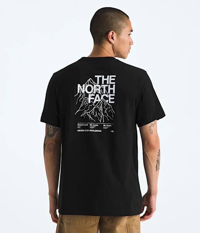 Evolution Half Dome kortærmet T-shirt til mænd – Grafik Evolution Half Dome kortærmet T-shirt til mænd – Grafik