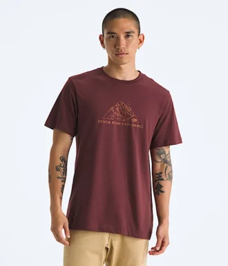 Evolution Mtn Base kortærmet T-shirt til mænd – Grafik