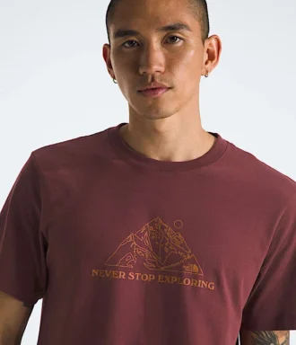 Evolution Mtn Base kortærmet T-shirt til mænd – Grafik