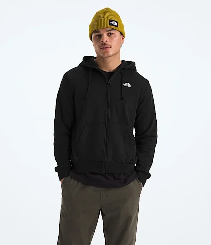 Evolution Simple Dome-hoodie med fuld lynlås til mænd