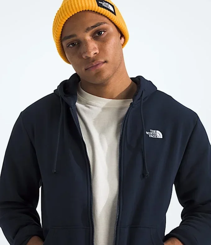 Evolution Simple Dome-hoodie med fuld lynlås til mænd