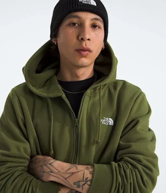 Evolution Simple Dome-hoodie med fuld lynlås til mænd Evolution Simple Dome-hoodie med fuld lynlås til mænd