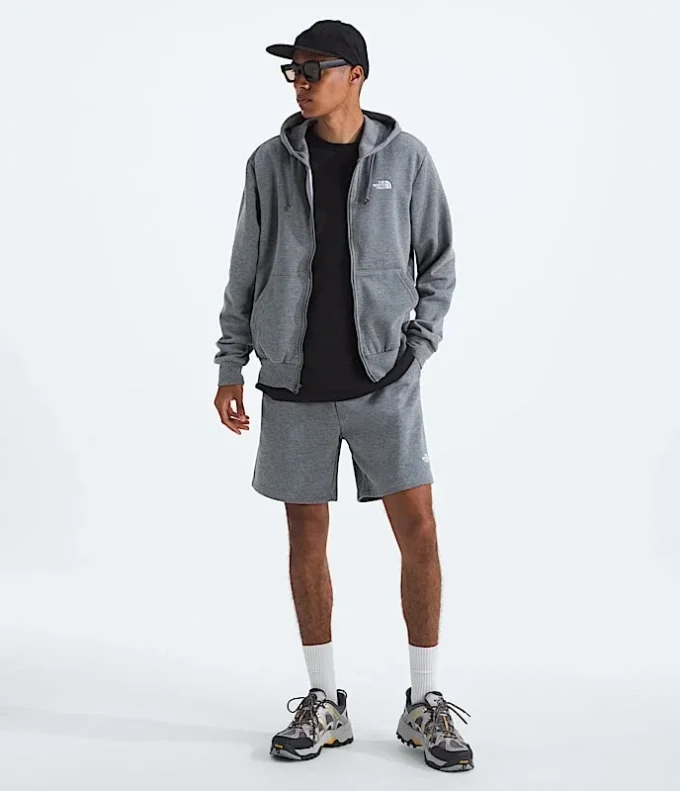 Evolution Simple Dome-hoodie med fuld lynlås til mænd