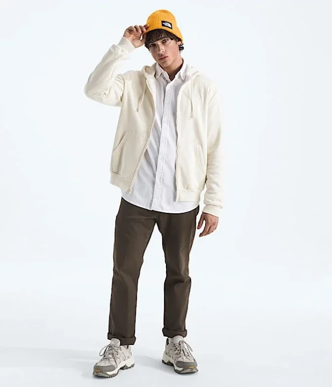 Evolution Simple Dome-hoodie med fuld lynlås til mænd