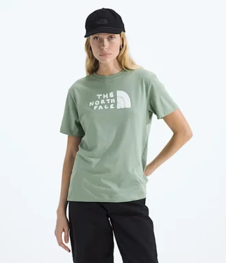 Evolution Sketch Logo Half Dome kortærmet T-shirt til kvinder – Grafik Evolution Sketch Logo Half Dome kortærmet T-shirt til kvinder – Grafik