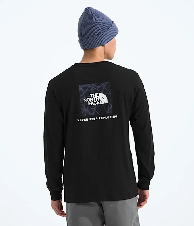 Evolution Sun Halos Box NSE langærmet T-shirt til mænd – Grafik
