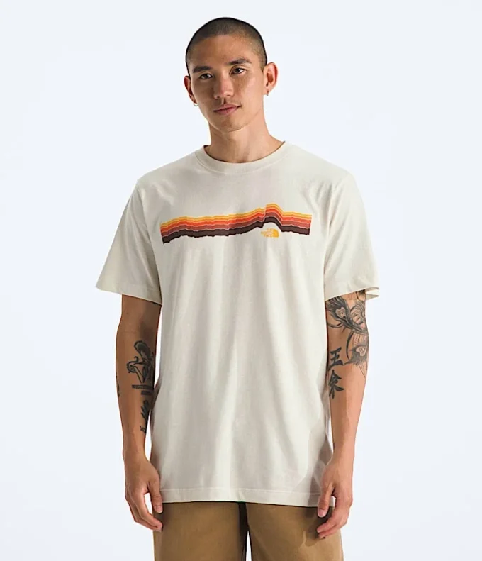Evolution Tequila Sunrise kortærmet T-shirt til mænd – Grafik Evolution Tequila Sunrise kortærmet T-shirt til mænd – Grafik