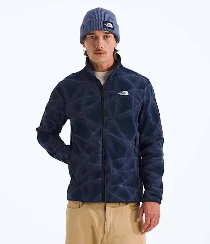 Glacier Fleece-jakke til mænd – Print Glacier Fleece-jakke til mænd – Print